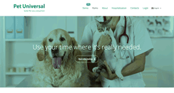 Desktop Screenshot of petuniversal.com